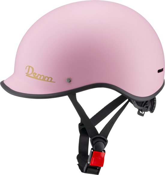 Fietshelm DEMM E-Rider L Mat Roze – Verstelbaar, Ventilatie, EN 1078 Veilig, Voor E-bike, Step, Skaten, Fatbike