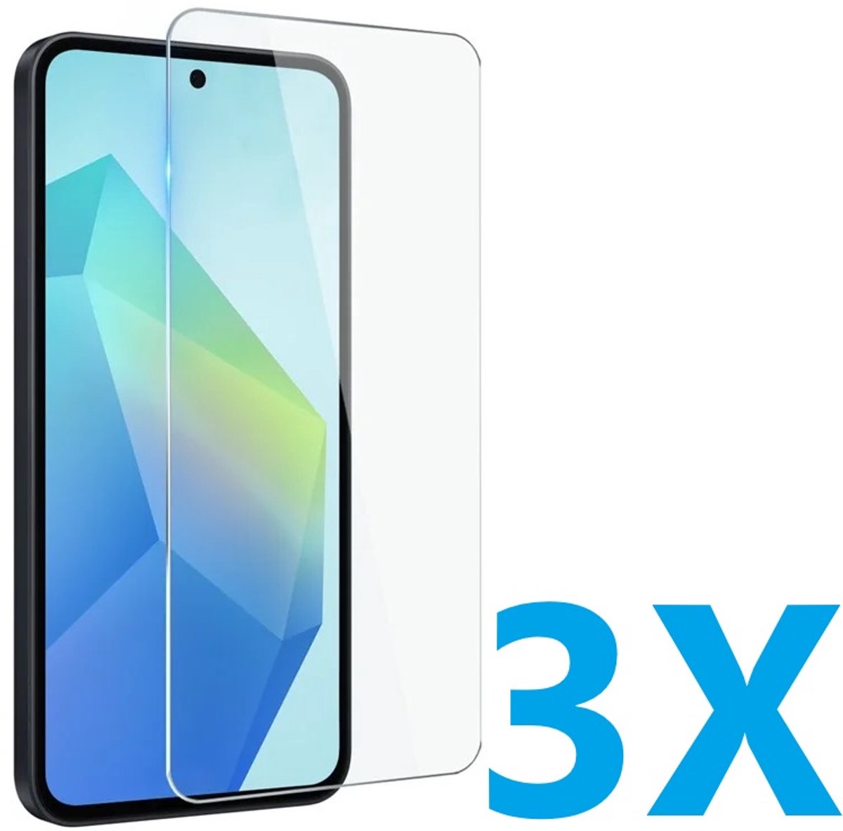 Screenprotector Glas - Tempered Glass Screen Protector Geschikt voor: Samsung Galaxy S24 Plus - 3x