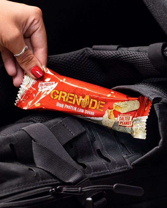 Grenade Protein Bar White Chocolate Salted Peanut 20g Protein - Doos 12x 60g - 720g - Eiwitrepen voor Twee Weken - Eiwitten voor Spieren - Sportvoeding - Tussendoortjes — afbeelding 2