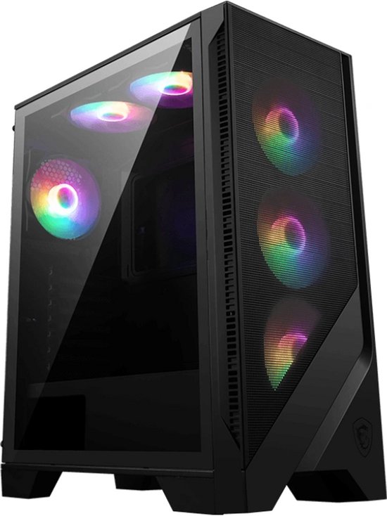 AMD Ryzen 5 5600X Game PC – RTX 4060 ti 8GB – 16GB RAM – 500GB SSD (M.2) – Windows 11 – MSI Forge 120A AIRFLOW