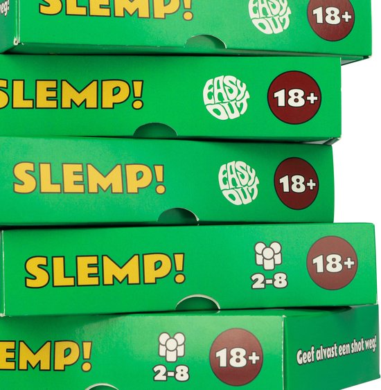 Easy-Out SLEMP! - Drankspel voor volwassenen - Tactisch kaartspel