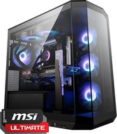 Bol.com MSI AMD Game PC - GeForce RTX 5090 32GB - AMD Ryzen 7 9800X3D - 64GB DDR5 - 2TB SSD + 2TB SSD - WiFi + Win 11 Home aanbieding