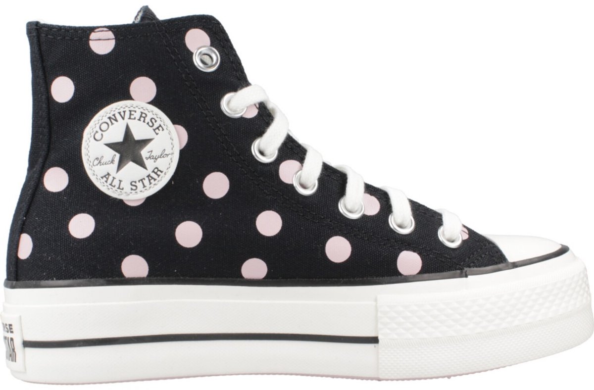CONVERSE CHUCK TAYLOR ALL STAR LIFT PLATFORM POLKA DOTS 37 5 EU Zwart
