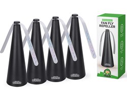 VerminBuster Vliegenverjager voor op tafel - 4 stuks - Ecologisch en veilig - Wespenverjager - Vliegenvanger - Vliegenval