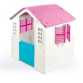 Dolu Garden Wit/Roze Speelhuisje met Accessoires 2578