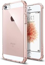 Spigen Crystal Shell Apple iPhone SE Hoesje - Rose Crystal
