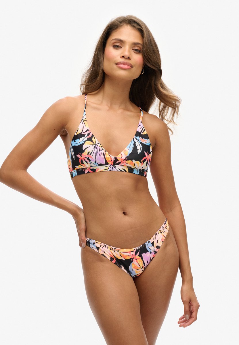 Superdry Klassiek bikinibroekje met print Dames Badpakken Oranje