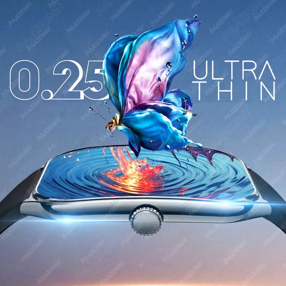 2025 Smartwatch Ultradun 0,25 Inch Zwart IP68 Waterdicht