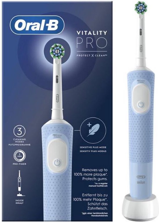 Oral-B Vitality Pro - Protect X Clean - Elektrische Tandenborstel - Vapor Blue