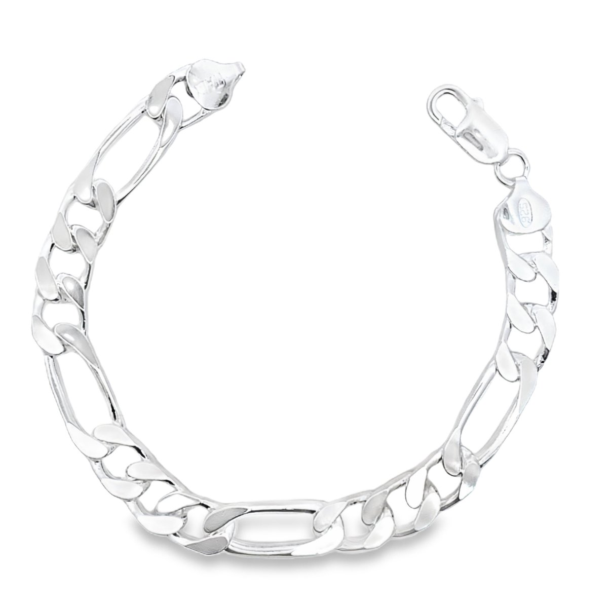Juwelier Zwartevalk zilveren figaro schakel armband - 23.346-8.1/22cm