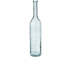 Mica Decorations Flesvaas groot - rioja - transparant - gerecycled glas - 21 x 100 cm