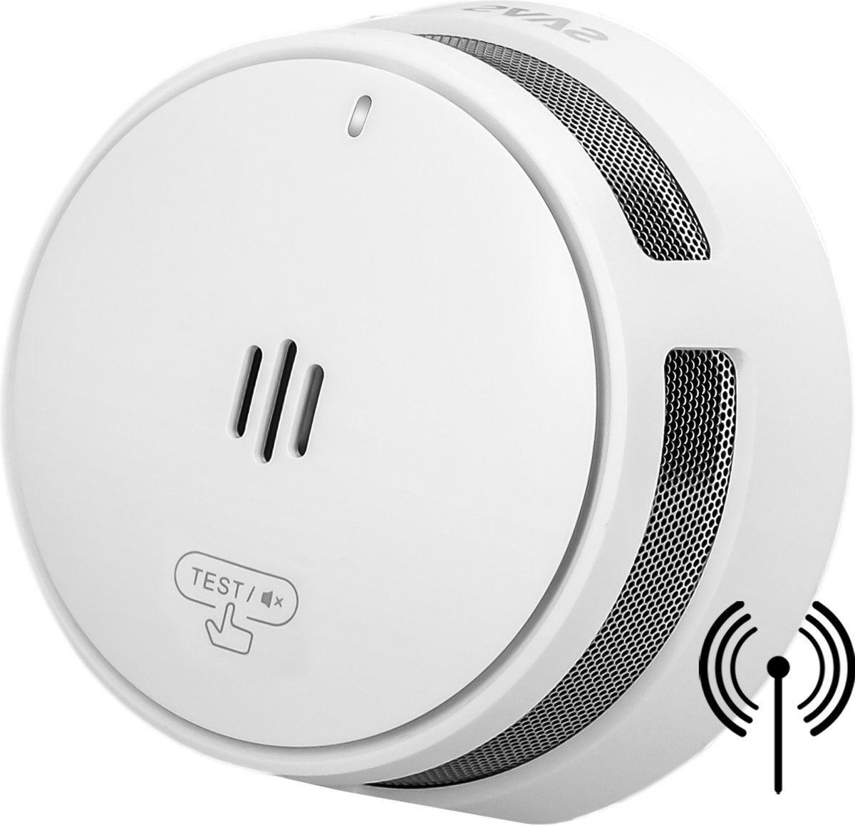 SAVS S10-W Draadloos koppelbare rookmelder - LinkSmart® - 10 jaar batterij - Optioneel WiFi - Infrarood sensor - Koppelbaar brandalarm