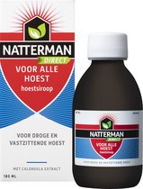 Natterman Direct Voor Alle Hoest Hoestsiroop - Voor droge en vastzittende hoest - Met calendula extract - Vanaf 18 jaar - Hoestdrank - Medisch hulpmiddel - 180 ml