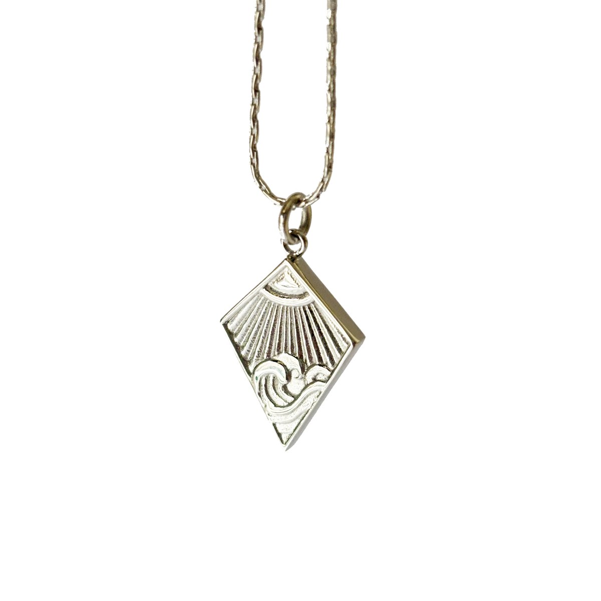 Laguna Treasures Jewellery - Ketting Oceaan Follow The Sun - Zilver - Verguld - Longbox ketting - Halsketting - Sieraden - Surf