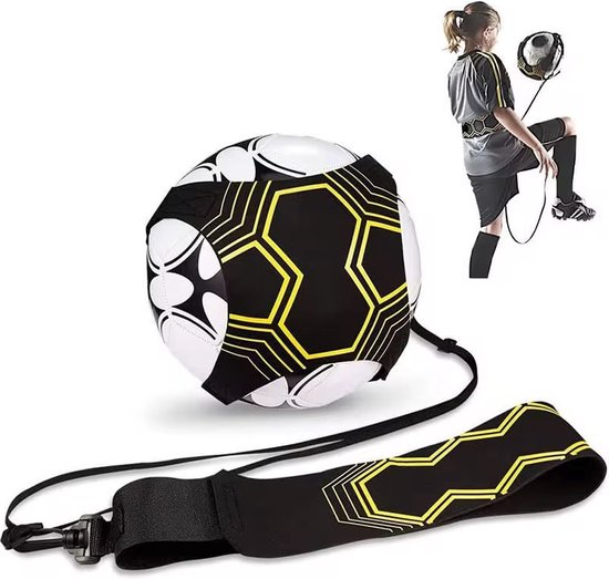 Voetbal trainer - Voetbal Elastiek - Skillbal - Balcontrole - Voor thuis en Buiten - Hoog houden