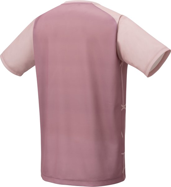 Foto: Yonex 16742ex unisex badminton tennis t shirt pearl rose maat xl