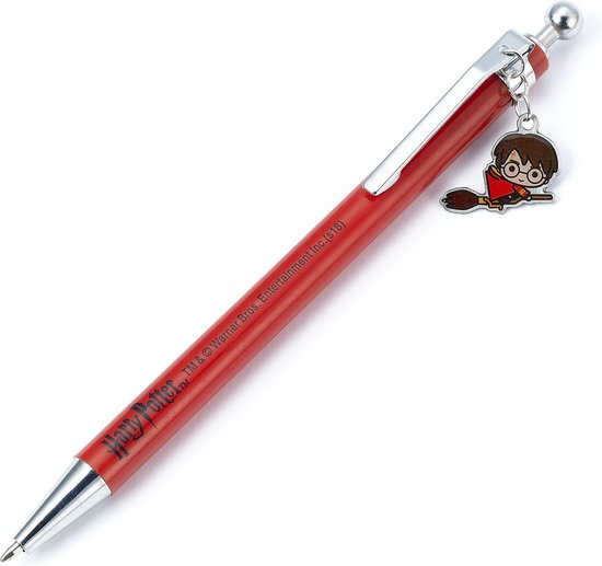 The Carat Shop - Harry Potter - Pen met Chibi Harry op Bezemsteel Bedel