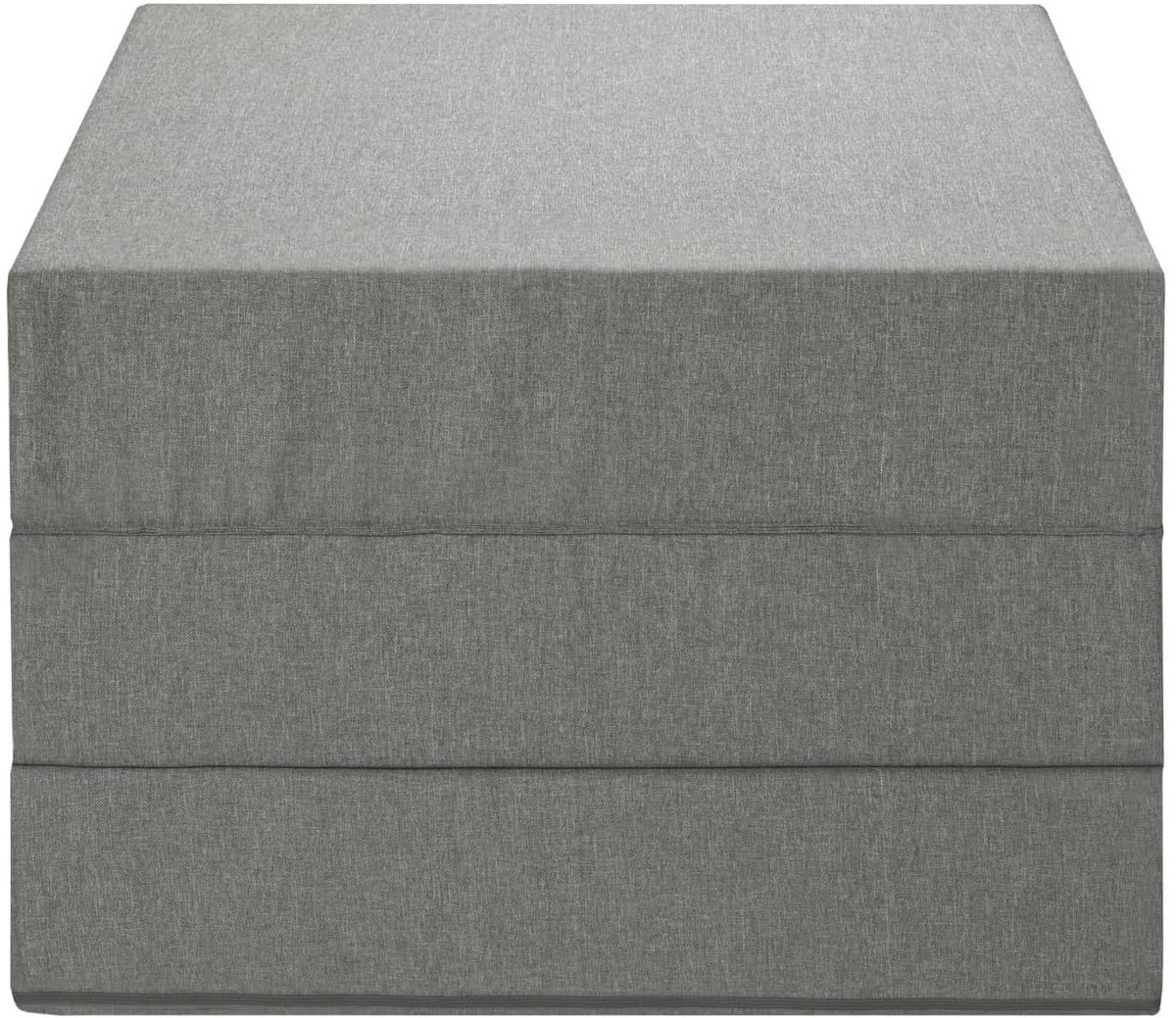Viking Choice Logeermatras Grijs - Opvouwbaar Camping Matras - 195x65x10 cm - Huisstofmijtwerend
