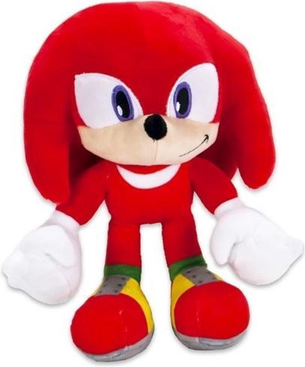 Sonic the Hedgehog - Knuckles (The Echidna) - Knuffel - Pluche - Speelgoed - Rood - 30 cm