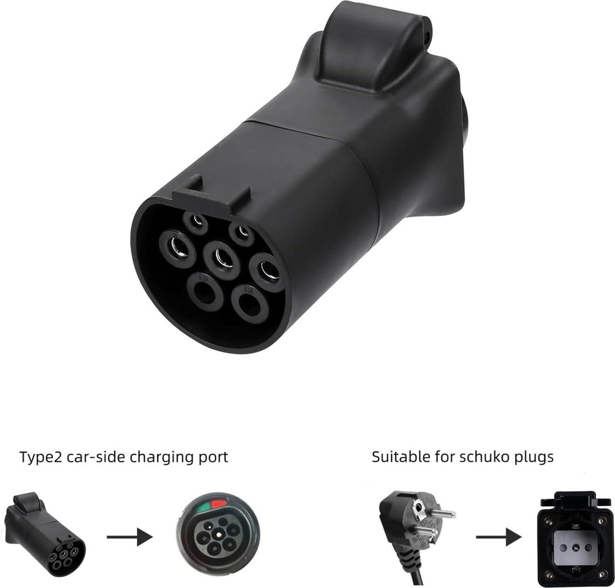 TKSE Adapter V2L für EV, V2L Adapter für MG EV, 3.5KW 16A 220V Adapter von Fahrzeug zu Last