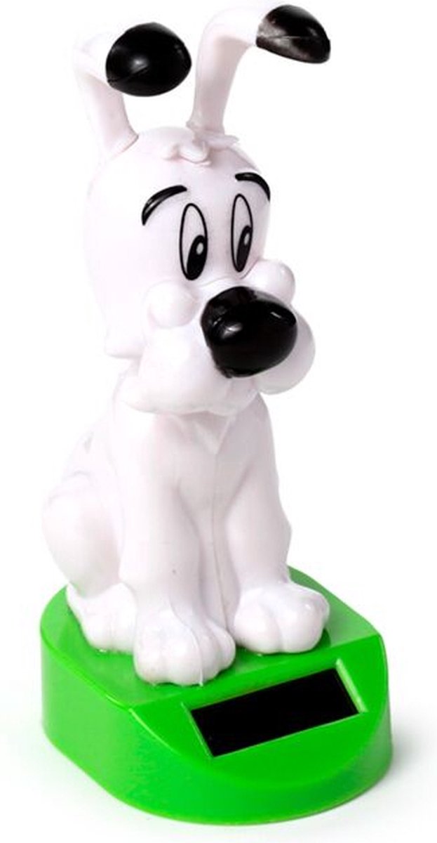 puckator Idefix figurine solaire 13 cm hoog wit