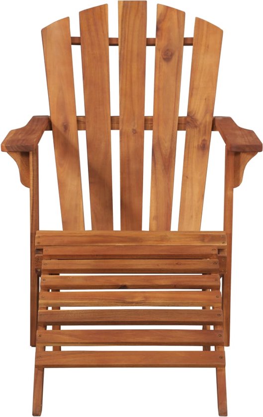 KADAX Adirondack Houten tuinstoel, tuinstoel met hoge rugleuning en KADAX Adirondack Houten tuinstoel, tuinstoel met hoge rugleuning en