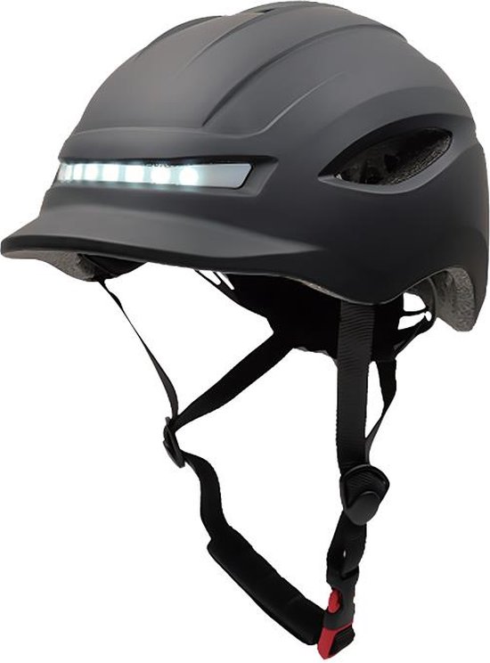 Ewheel fietshelm / scooterhelm / helm met Richtingaanwijzer – Zwart | One Size (53–61 cm)