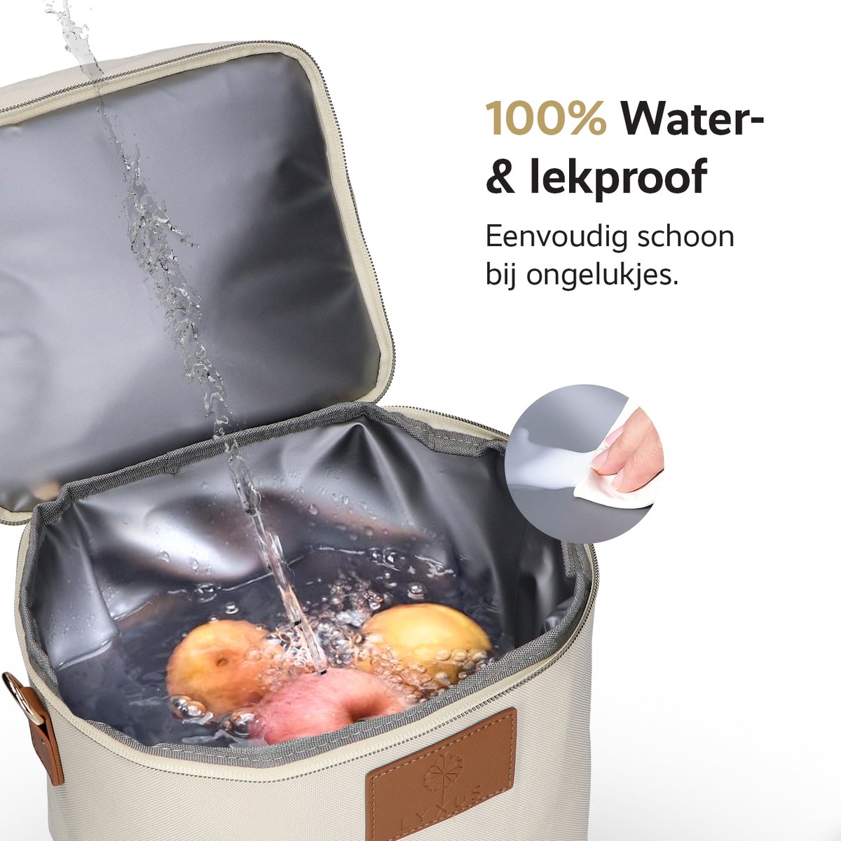 Kato Tirrinia Geïsoleerde lunchtas voor dames en heren, lekvrije thermo