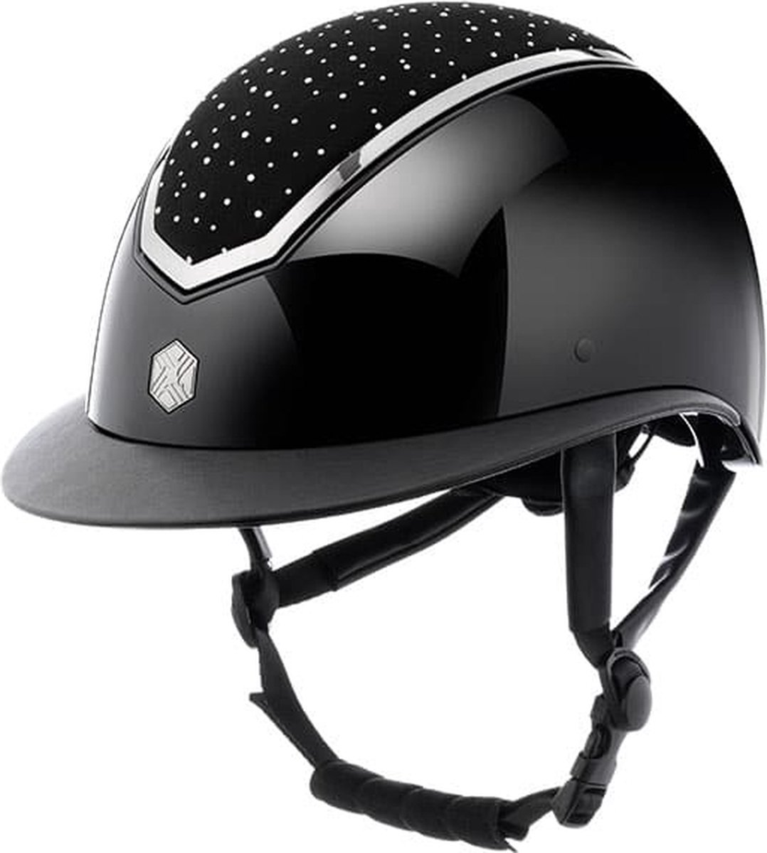 EQX Kylo Crystal Wide Peak Navy Gloss/Zilver - L