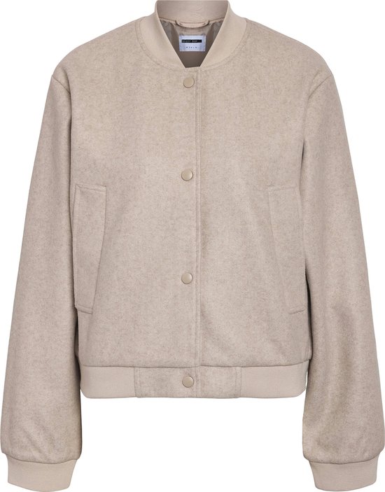 Noisy May Jas Nmeddi L/s Bomber Jacket Fwd Noos 27032203 Silver Lining Femme Taille - M