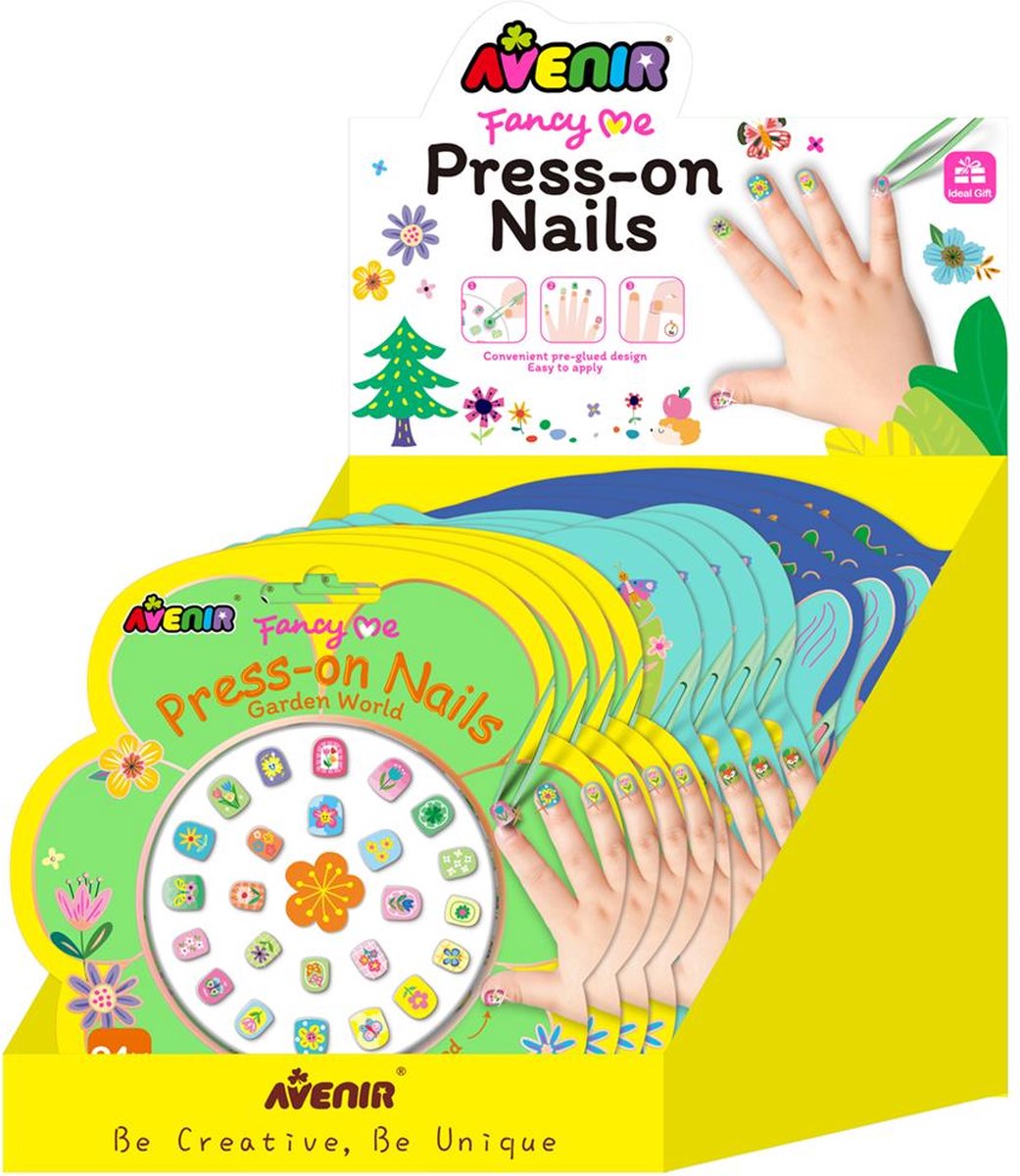 Avenir nagelkunst speelgoed - Press-On nagels voor kinderen.