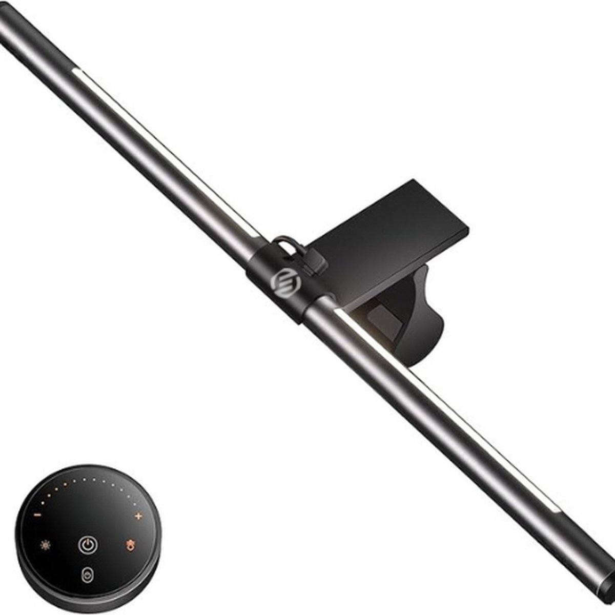 Equivera Monitor Lightbar - Monitor Lightbar - Monitor Lamp - Monitor Verlichting - PC Lamp - Laptop Lamp - Bureau Verlichting - Verlichting voor Thuiswerken - Verlichting voor Gamen Zwart