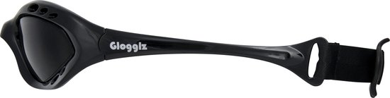 Glogglz® Cudaz – Zwembril & Sportzonnebril – Zwart – Gepolariseerd – UV400 – Anti-condens – Watersport & Triathlon
