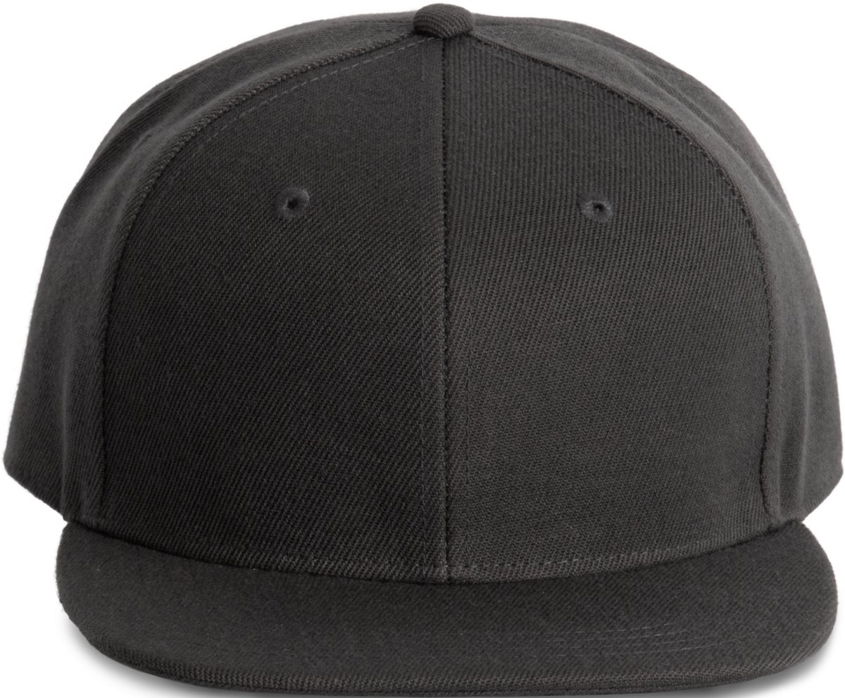 K-up Pet Snapback - 6 panelen KP160 - Dark Grey - One size