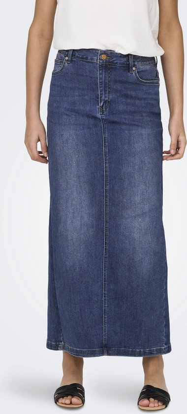 ONLY - ONLWALO MW SLIT DNM MAXI SKIRT GUA - Dames - Rokken
