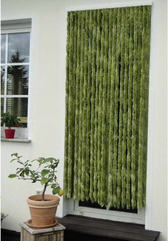 ApexArte® Vliegengordijn Kattenstaart - Deurgordijn - Hordeur - Groen — afbeelding 2