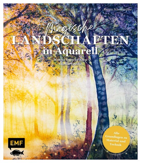 Magische Landschaften in Aquarell - cover