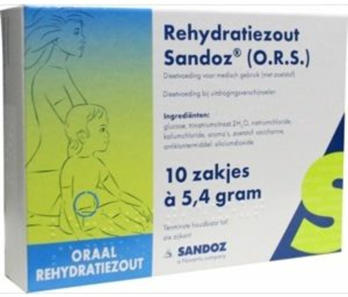 Goedkoopste Sandoz Rehydratatiezout sachet 5.4 gram SAN 10 Stuks