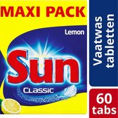 Sun Classic Lemon - 60 pcs - Tablettes pour le lave-vaisselle