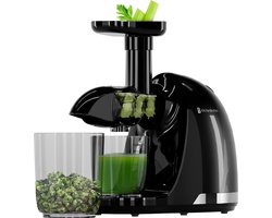 KitchenBrothers Slowjuicer - Juicer - Groenten en Fruitpers - 700ml - Met Pulpreservoir - Juice Maker - Zwart KitchenBrothers Slowjuicer - Juicer - Groenten en Fruitpers - 700ml - Met Pulpreservoir - Juice Maker - Zwart