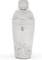 Leopold Vienna - Cocktail shaker 500ml RVS Flowers