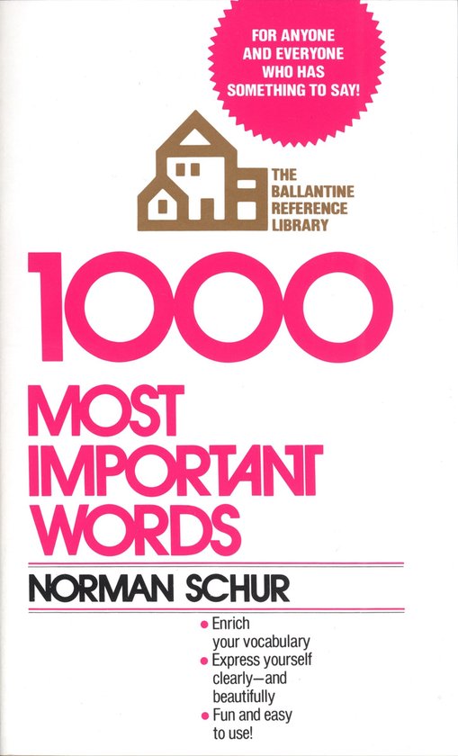 1,000 Most Important Words - cover