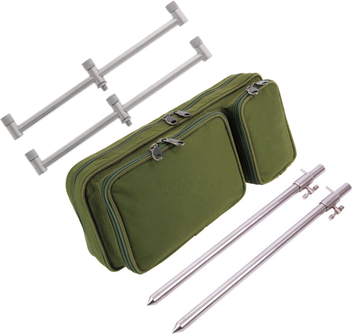 NGT Stainless Buzzerbar & Bankstick Set inclusief Draagtas | Banksticks