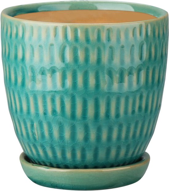 Oairse Bloempot, keramiek, plantenpotten, set van 3 stuks, rond, succulent pot, klein met afvoergat en keramische schaal voor vetplanten, cactus, binnen en buiten, tuin, vensterbank, diameter 11,2 cm Oairse Bloempot, keramiek, plantenpotten, set van 3 stuks, rond, succulent pot, klein met afvoergat en keramische schaal voor vetplanten, cactus, binnen en buiten, tuin, vensterbank, diameter 11,2 cm