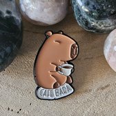 votre achat Épingle broche élégante couleur café, accessoire de bijoux