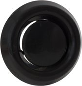 Nedco Rond afzuigventiel - 4 standen - Ø 100-125 mm - zwart kunststof