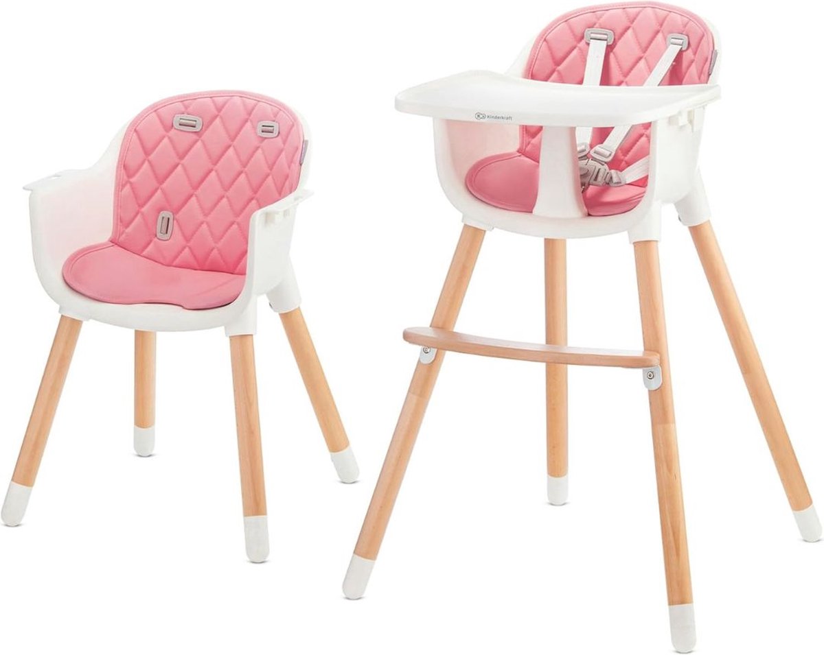 VELTRR® Kinderzetel - Eetstoel Baby 6 Maanden en Ouder - Kinder Eetstoel - Kinderstoel - Inklapbare Eetstoel