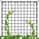 Filet De Tuteurage élastique 120x120 Cm - 4 Crochets, Polyester, Pour Plantes Grimpantes, Légumes, Fruits