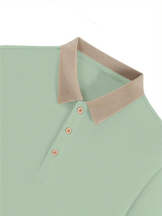 Livano Golf Shirt Heren - T-shirt - Golfkleding - Golfen - Golf Accessoires - Polo Shirt - Lichtgroen - Maat XL van Livano — afbeelding 4