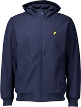 Veste softshell à dos en maille Lyle & Scott - bleu marine foncé